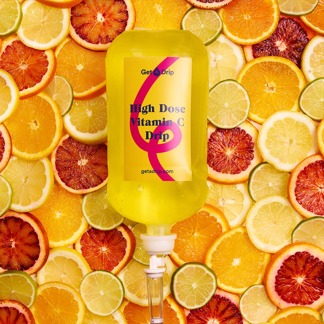 Get a drip's high dose vitamin c drip is now available at home