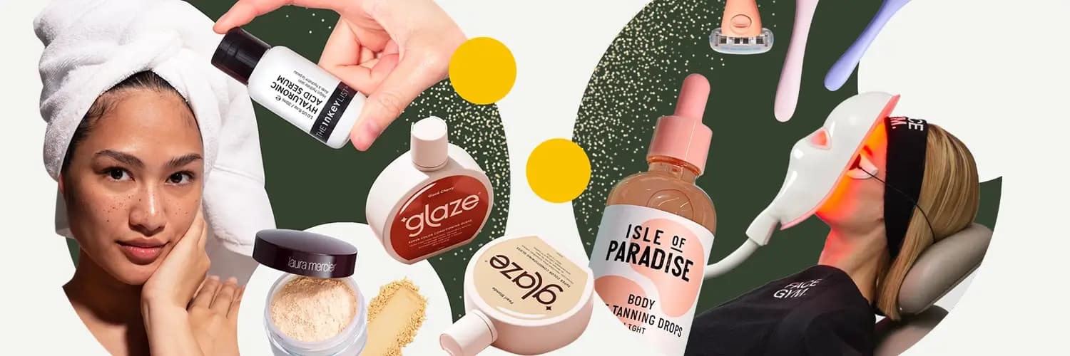 Collage featuring the best beauty gifts for 2023