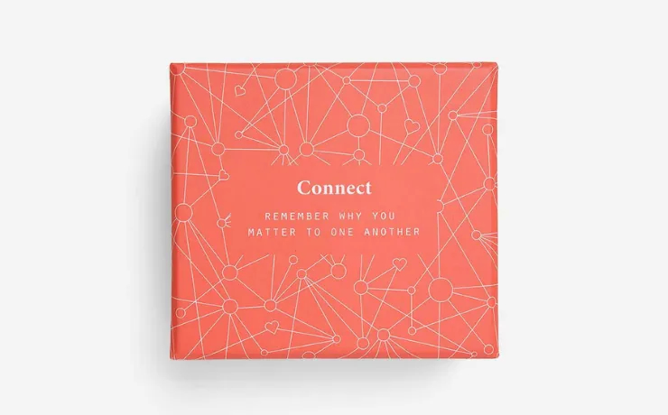 Connect card game packaging